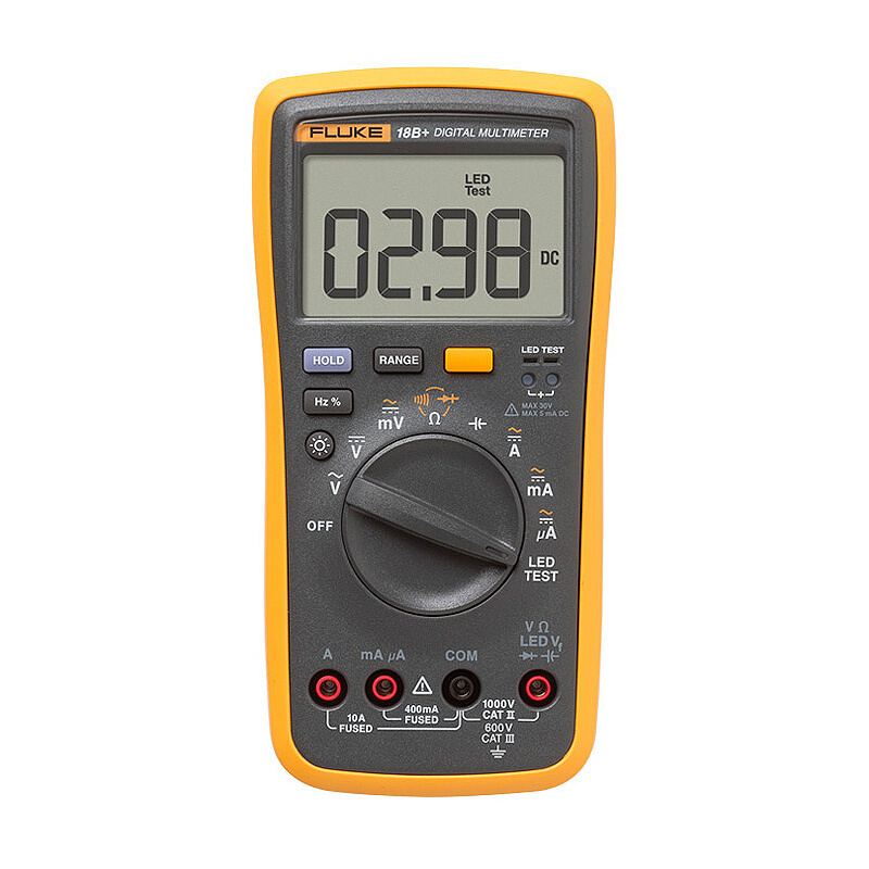 福禄克（FLUKE） F18B+ 数字万用表 （单位：台）