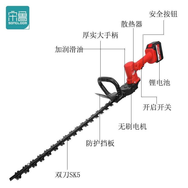 宋鲁 SONGLOOM 绿篱机 21V台高清大图
