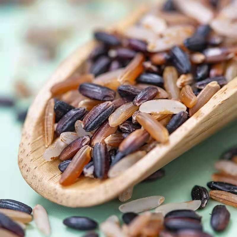 新三色糙米红米黑米糙米粗粮胚芽饭五谷杂粮500g*3袋装高清大图