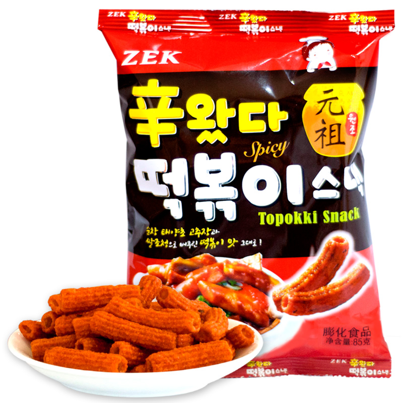 ZEK 膨化食品 辣炒年糕条85g 马来西亚进口 休闲零食