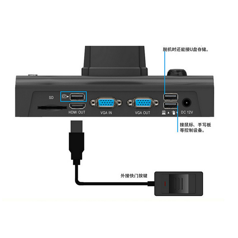 UNIS紫光E-Scan180成册书刊扫描仪 1800万高清像素书籍档案文件合同免拆扫描家庭企业教育机构专用高拍仪 黑色