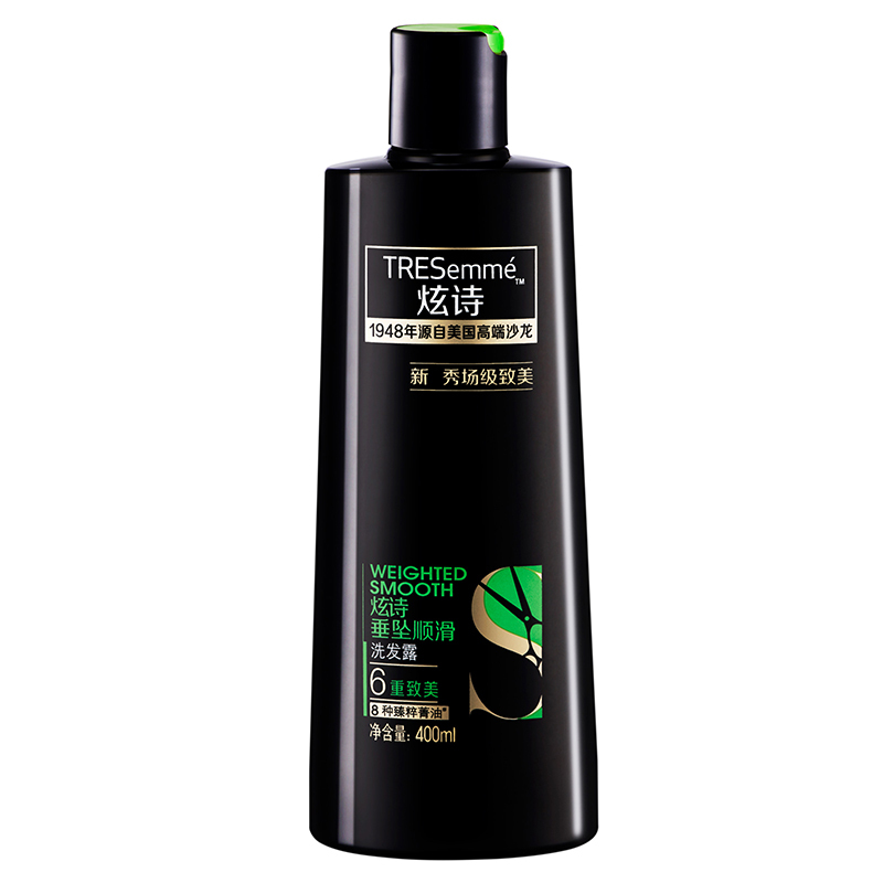 炫诗 (Tresemme) 垂坠顺滑洗发露400ml+50ml+润发乳400ml+50ml+菁华油7ml[联合利华]