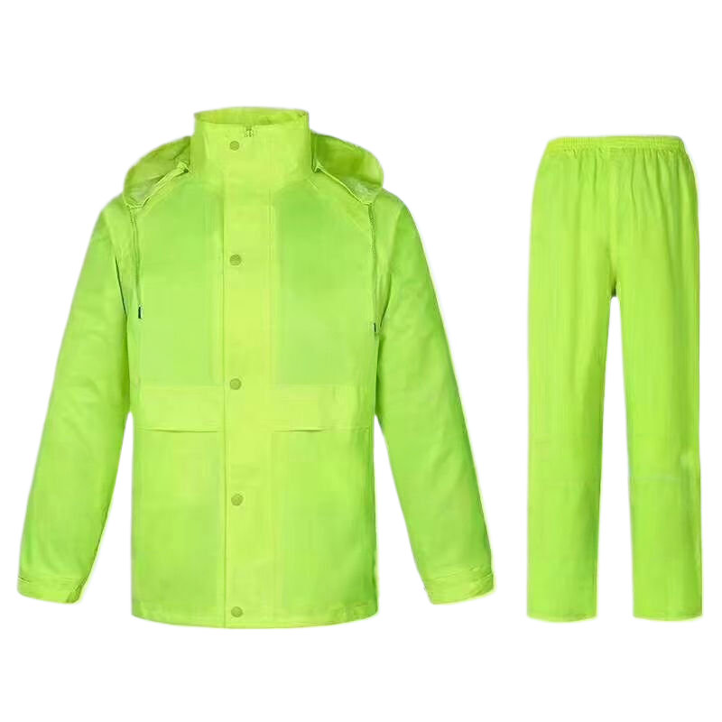 优诗提念YSTN-YY03分体款雨衣均码(计价单位:件)荧光绿色高清大图