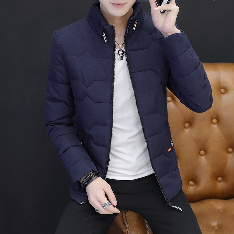 BaLuoShang棉衣男韩版潮流2020新款保暖男士棉服青年立领加厚棉袄秋冬天外套风衣