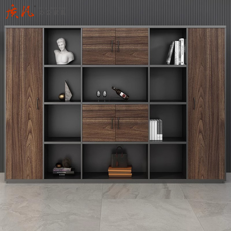 苏宁 质凡 办公室文件柜资料收纳柜 5门柜2000*400*2000高清大图