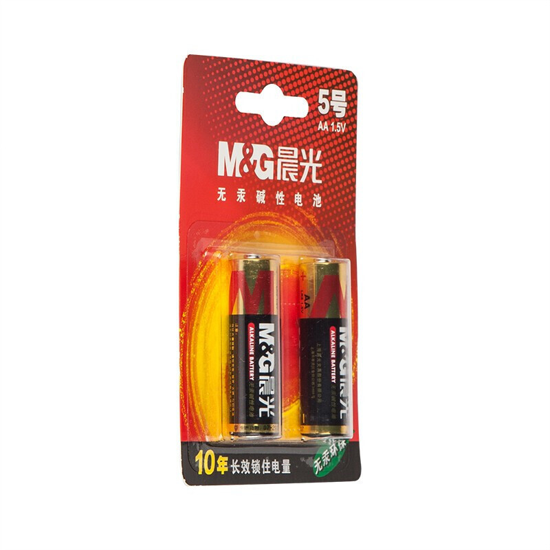 晨光碱性电池ARC925545号2节每卡30卡每盒240卡每箱单位:卡