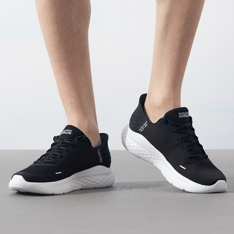Skechers斯凯奇男鞋新款透气运动休闲鞋健步鞋220934-BKW ZP