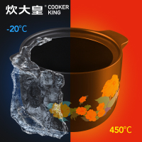 炊大皇（COOKER KING）煲类 TC5LA 美味煲砂锅陶瓷煲 5L大号加深养生锅炖汤燃气煤气灶明火专用
