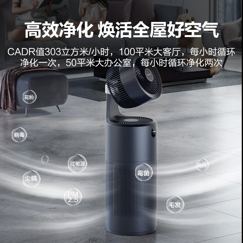 艾美特AIRMATE负离子净化空气循环扇AIR7 PRO高清大图