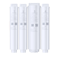 小米 家用净水器400G厨下式对应的滤芯 4个滤芯一套