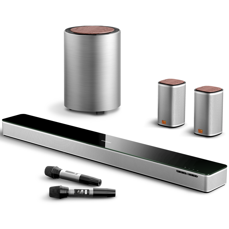 酷开创维 Max7 电视音响 家庭影院 回音壁5.1声道 杜比DTS双解码 无线低音炮环绕麦克风K歌音箱套装高清大图