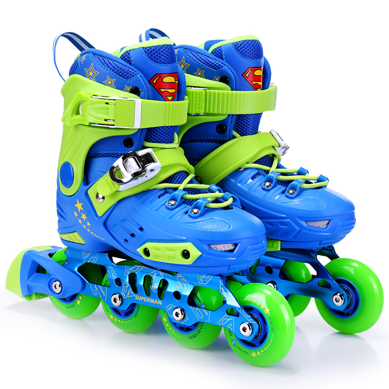 儿童轮滑鞋溜冰鞋儿童全套装可调节旱冰鞋男女