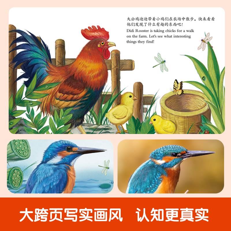 宝宝触摸书(小猫爱丽丝) [正版]神奇动物触摸书4册 0-1-2岁触摸书婴儿早教一两岁宝宝书籍撕不烂 关于动物的书本幼儿高清大图