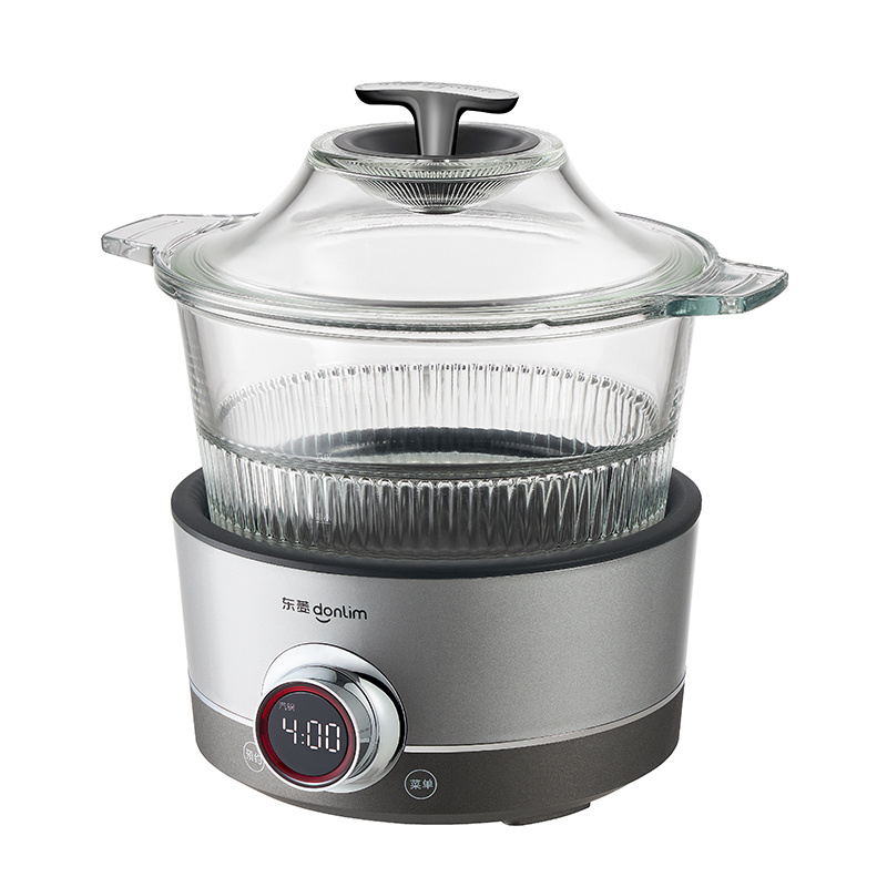 东菱(Donlim)[国家补贴]蒸汽锅家用电蒸锅多功能锅蒸炖煮一体锅电火锅汽锅鸡专用锅煮锅+陶瓷汽锅)DL-9009高清大图
