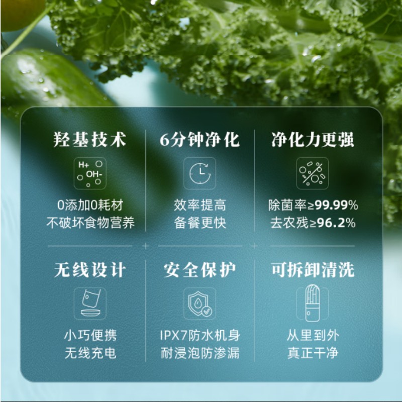 东菱(Donlim)家用胶囊果蔬净化器Plus DL-1212高清大图