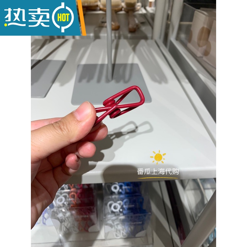 敬平[番瓜阁子]多色创意衣夹 晾晒衣夹子衣夹 卡片夹 袋子夹小物夹 紫色系高清大图