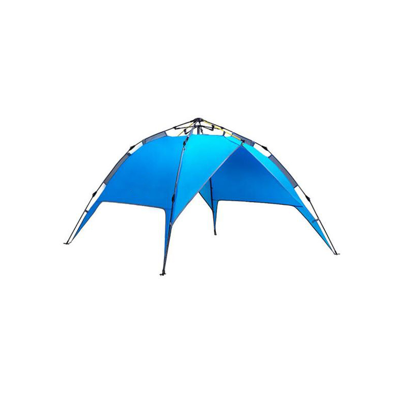 北山狼(BSWolf)露营帐篷3-4人户外帐篷双人双层全自动帐篷野营防暴雨 藏青