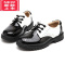 可莉允童鞋男童皮鞋黑色英伦风中大童新款儿童学生小男孩白色演出鞋运动休闲鞋