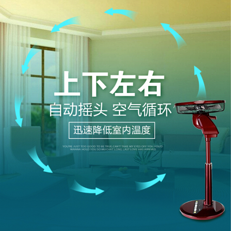 森田(MORITA)电风扇SZ-GTR30H 智能静音 空气循环扇 落地扇 遥控控制 家用静音 9档 睡眠风