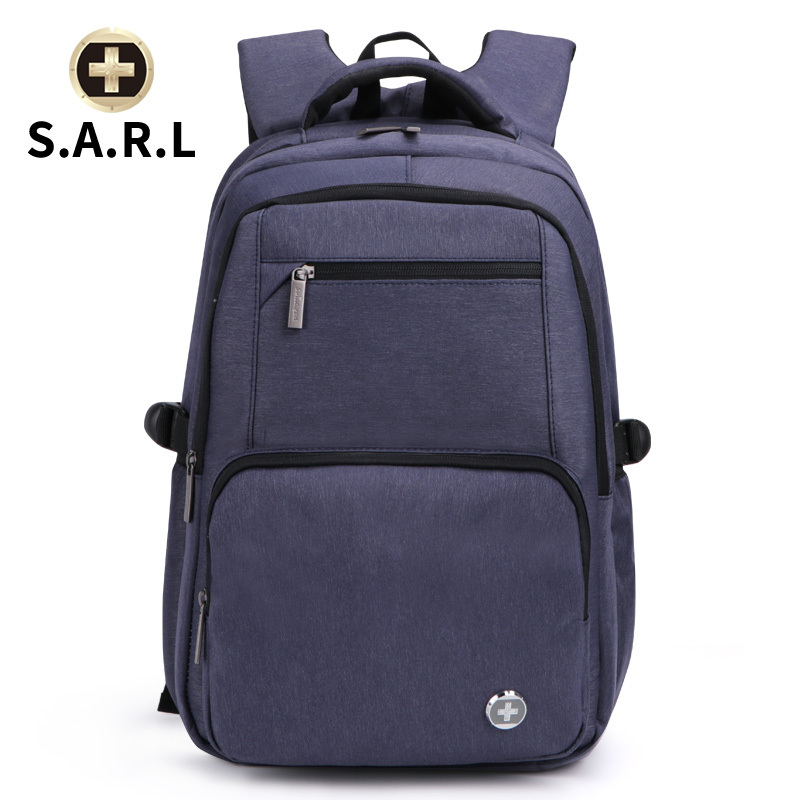 S.A.R.L运动休闲双肩包男女通用旅行包14寸电脑商务休闲双肩背包
