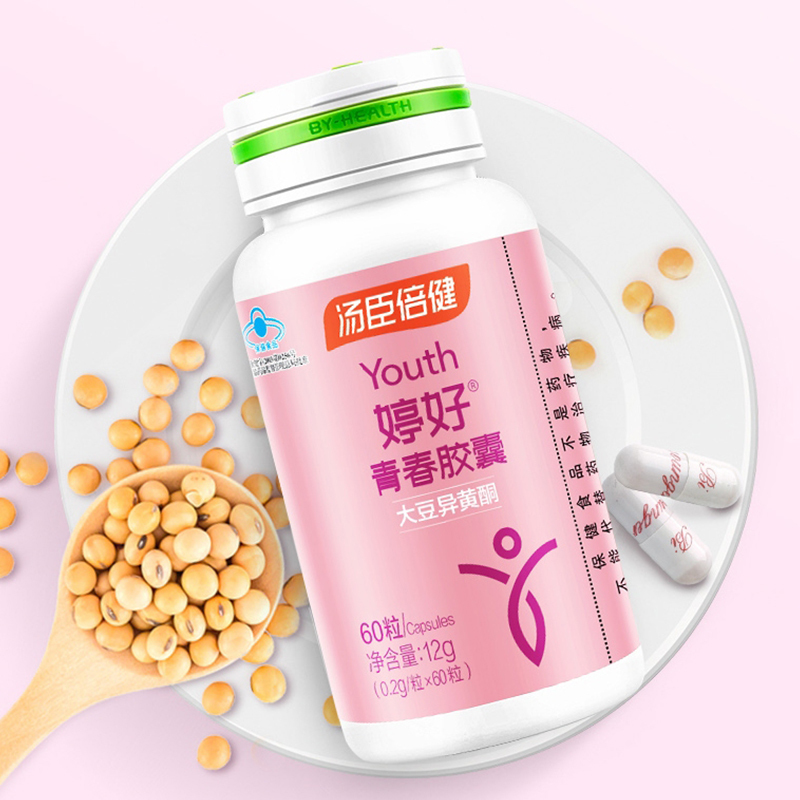 婷好青春胶囊 XC1427 大豆异黄酮女士雌性激素延缓衰老 0.2g*60粒/瓶（单位：瓶）