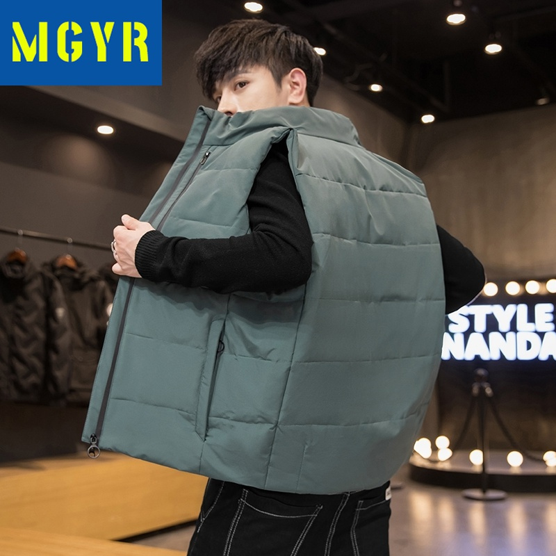 MGYR2020新款羽绒服马甲可圆领立领羽绒内搭背心外穿马甲户外羽绒衣