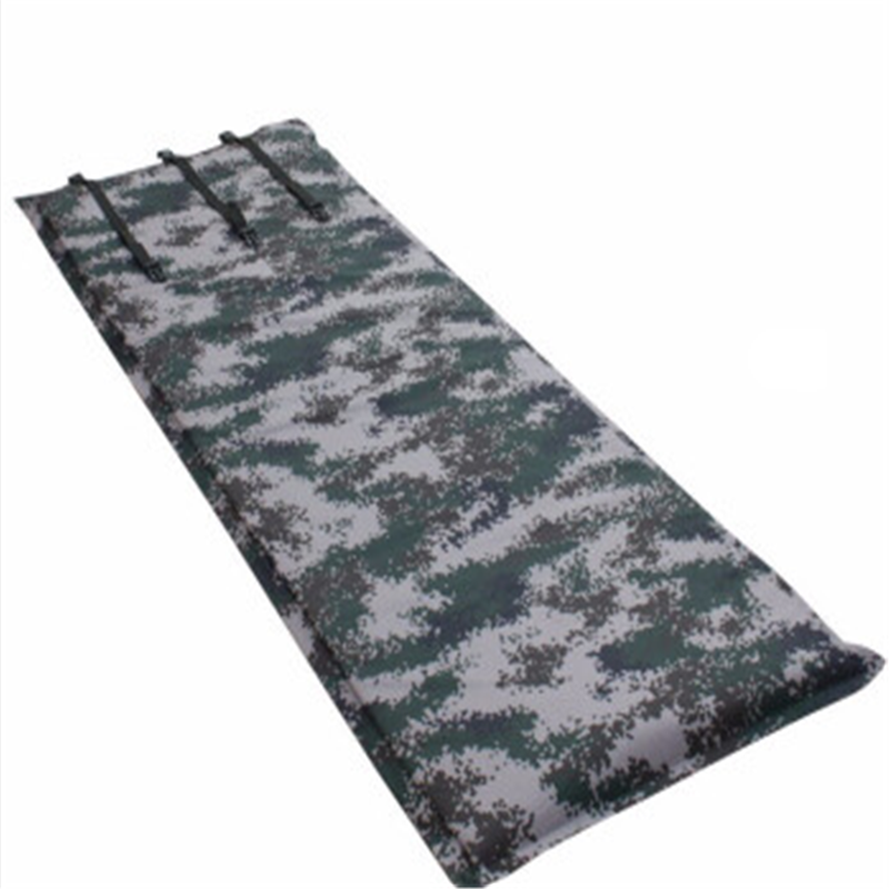 可拼接防潮垫带枕头迷彩垫野外露营单兵睡垫子jun迷用品迷彩充气垫