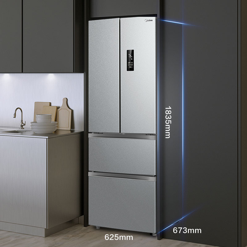 Midea/美的四门家用法式多门冰箱小型四开门变频
