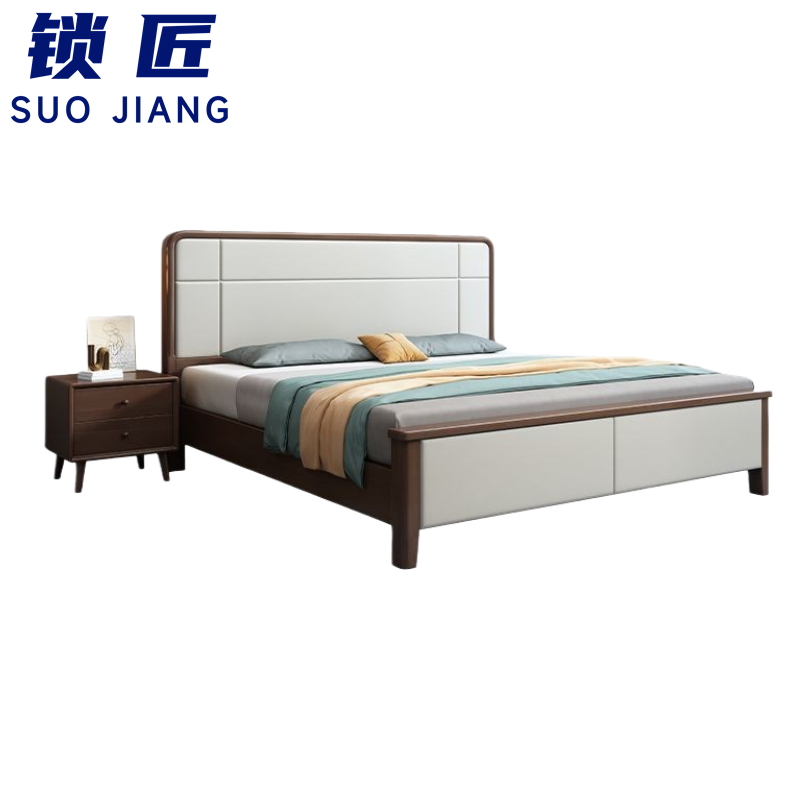 锁匠 简 约 员 工桌 床+1床头柜150cm 套