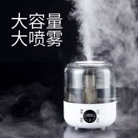 加湿器家用静音卧室大喷雾容量办公室空调孕婴迷你空气香薰机|智能遥控款[白色]+净水滤芯
