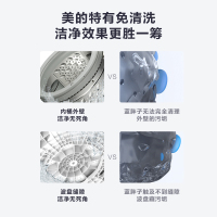 美的(Midea)MB70V331 7公斤 全自动 波轮 洗脱一体 洗衣机 非变频 家用智利灰