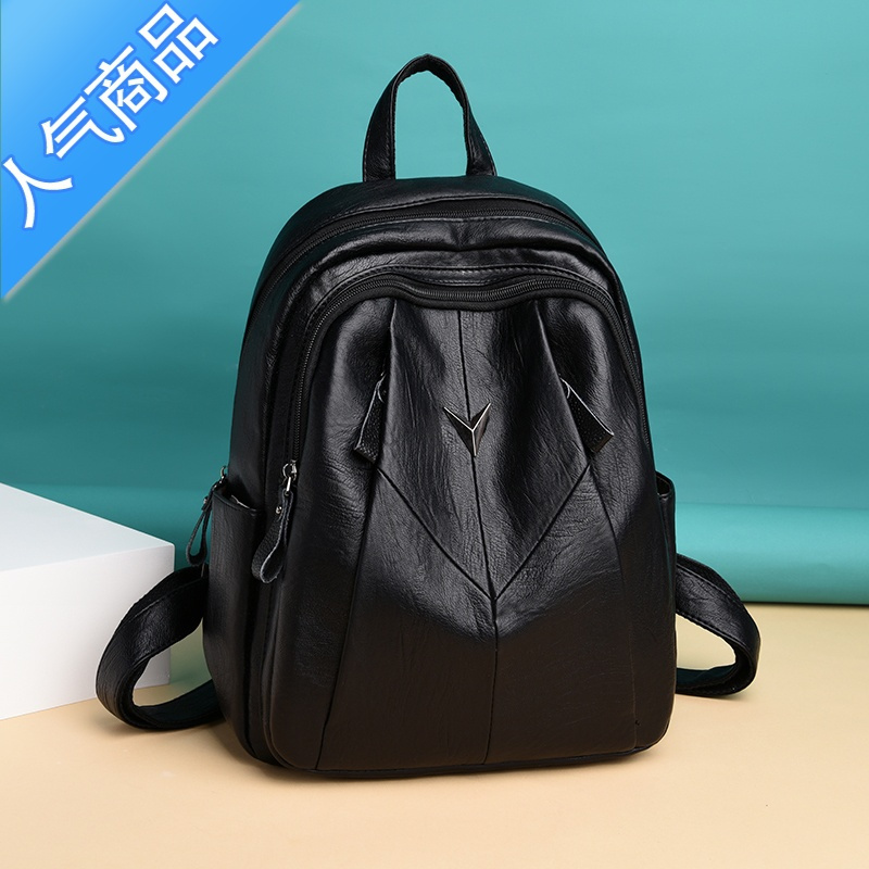 封后双肩背包女2022新款韩版时尚休闲防盗百搭大容量拼接旅行包女旅行包男女