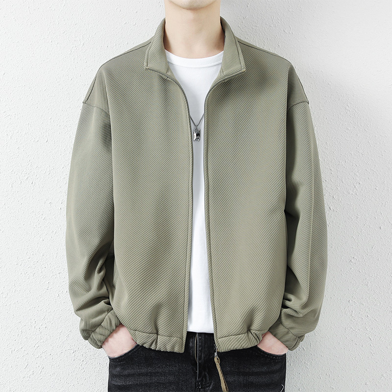 南极人立领外套男士春秋季潮牌帅气百搭男生上衣服男款休闲夹克男