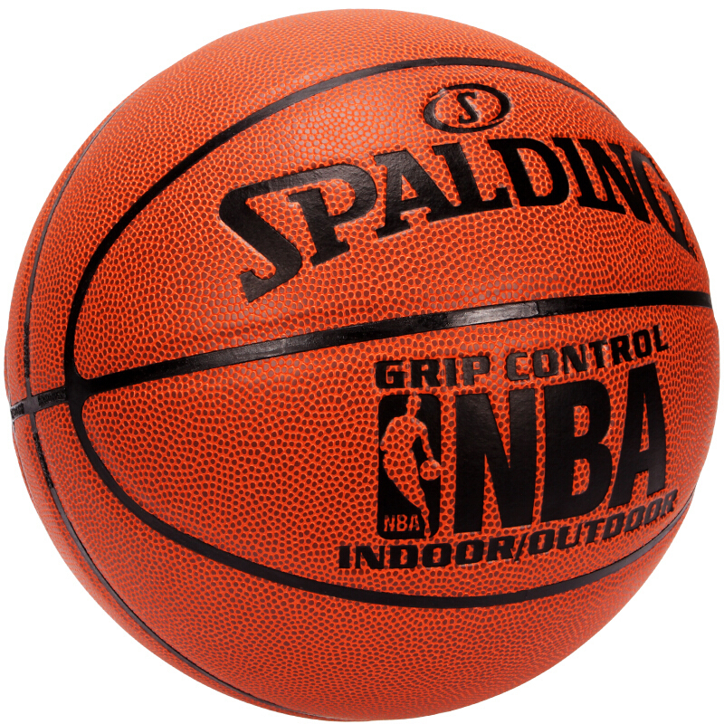 斯伯丁Spalding 比赛篮球74-604Y 室内外PU耐磨7号NBA蓝球(单个装)