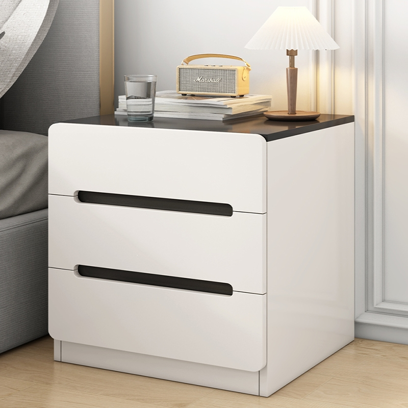 藤印象床头柜简约现代家用卧室轻奢高级感床边柜简易出租房小柜子储物