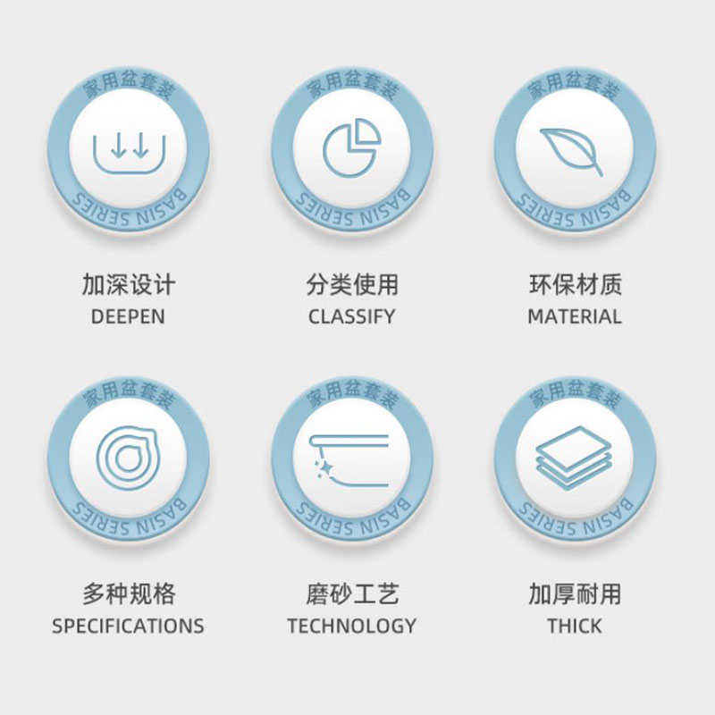 禧天龙(Citylong)P-1098盆(蓝) 家用加厚学生宿舍洗脚盆壁挂宝宝洗衣盆可爱儿童洗脸盆高清大图