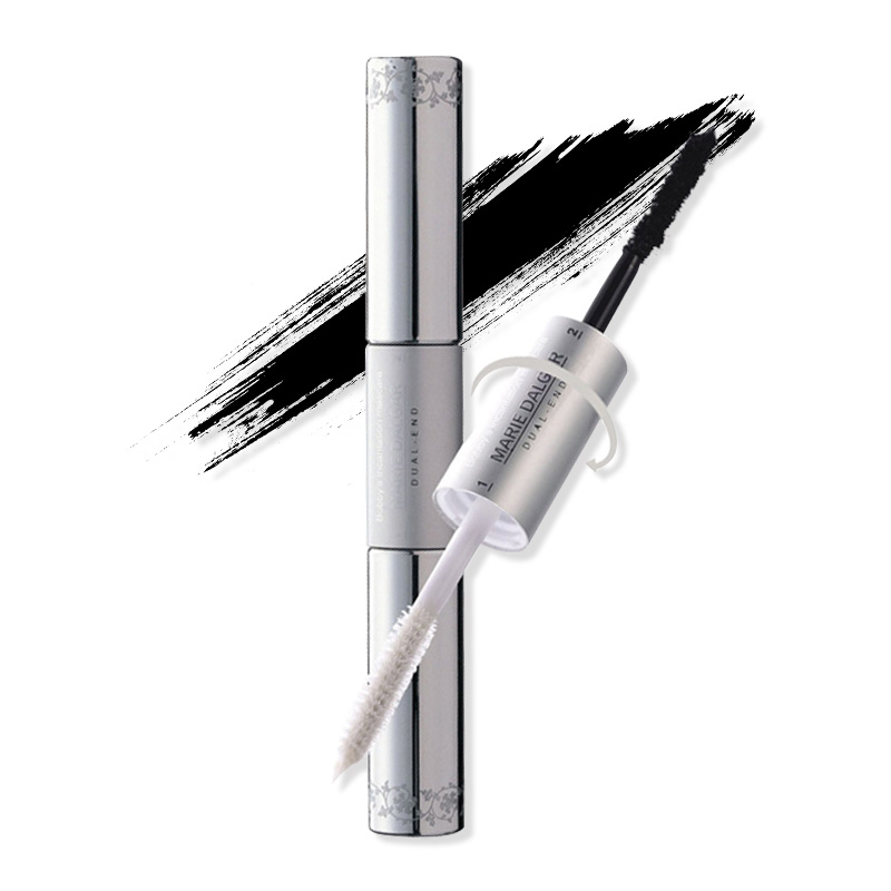 玛丽黛佳(MARIE DALGAR)惊艳纤长睫毛膏2*6.5ml (双头浓密卷翘 防水定型 不易晕染)