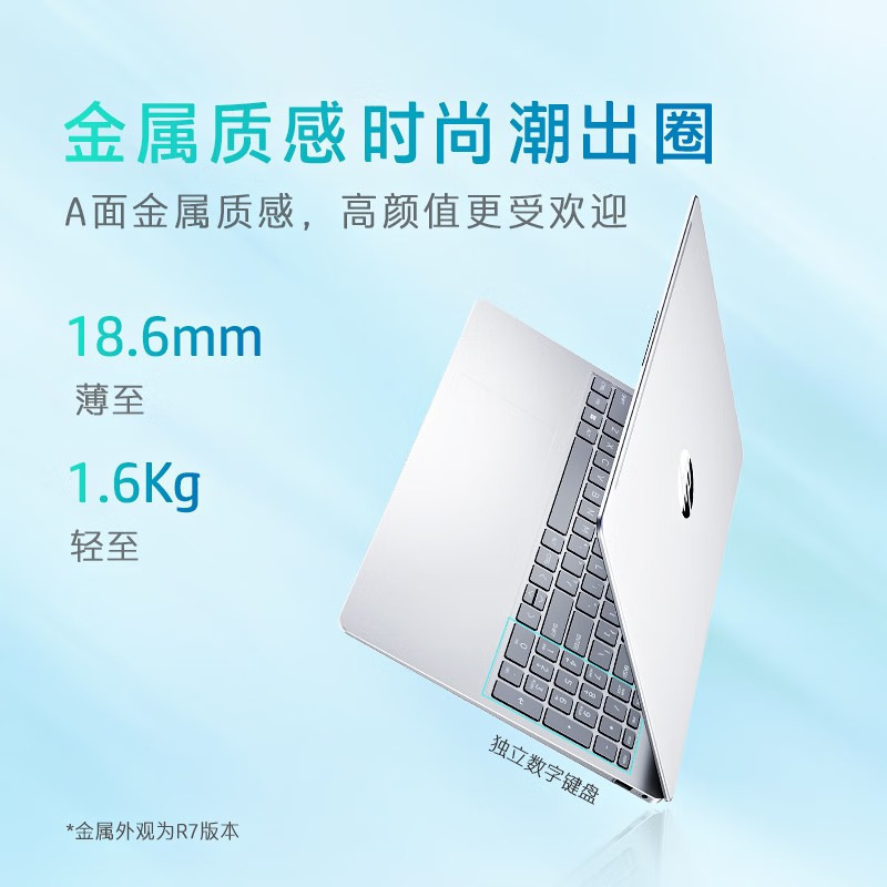 惠普(hp)星Book15-fc0258AU 15.6英寸家用网课商务办公定制高颜值轻薄本笔记本电脑(锐龙R5-7520U 16G内存 512G固态 )银色15-fc0252AU