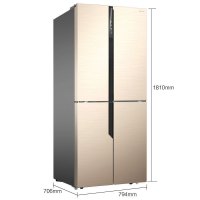 海信 (Hisense) BCD-459WTDVBPI/Q 459升十字对开门多门电冰箱 变频风冷无霜一级能效(幻彩金)