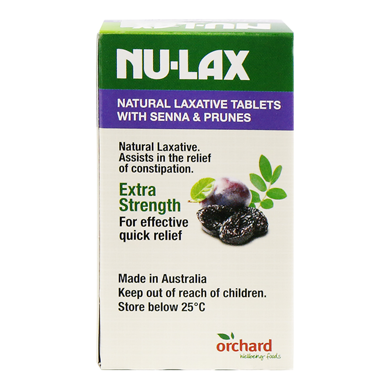 NuLax加强版西梅味乐康片40粒/瓶装 澳洲原装进口 膳食营养补充剂 排宿便滋润肠胃 香港/保税随机发,效期25.7