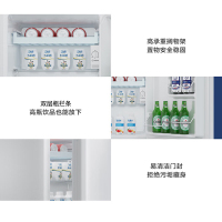 海尔(Haier)单门小冰箱42L容量迷你微型宿舍办公室家用冷藏美妆可用节能省电一级能效电冰箱BC-42GHSDE0W9