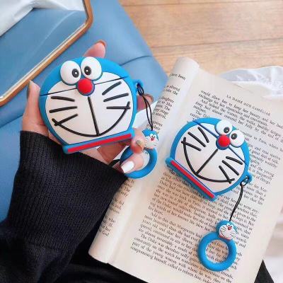 可爱卡通哆啦A梦苹果airpods3代保护套无线蓝牙耳机仓盒子硅胶壳 哆啦A梦 AirPods1/2代