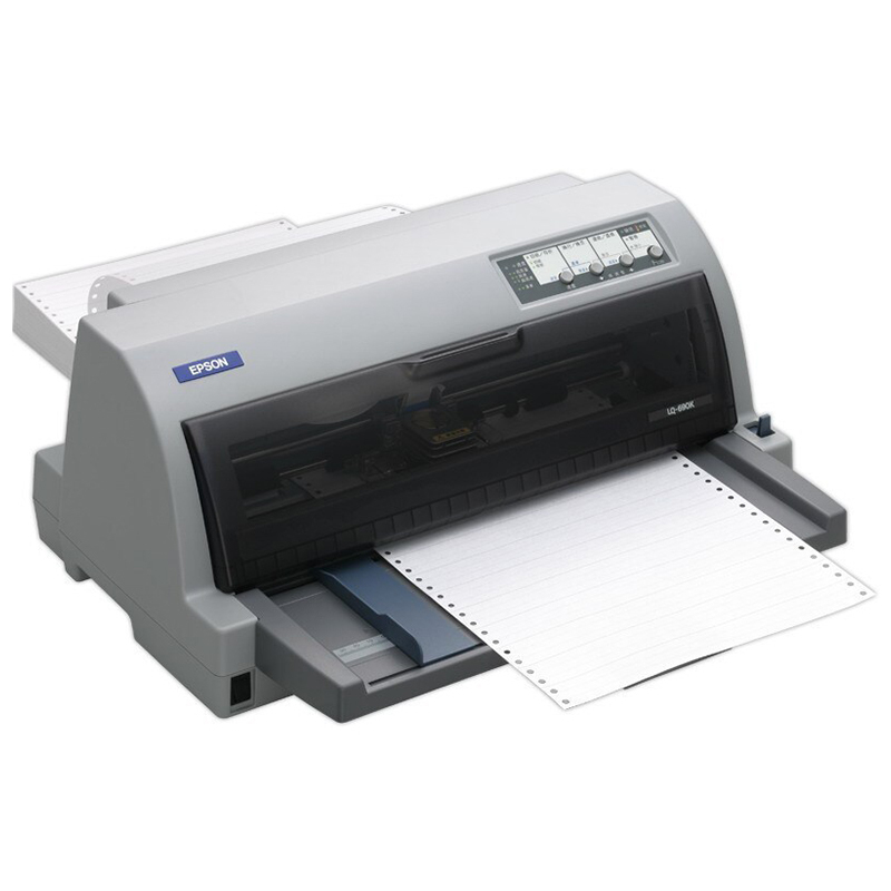 爱普生（EPSON）LQ-690K 针式打印机（106列平推式） 发票 报表 发货单 快递单 打印