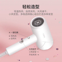康夫(CONFU)电吹风机KF-3139白蓝光 大功率家用便携 大风力快干 恒温护发 过热保护风筒蓝光负离子1800W