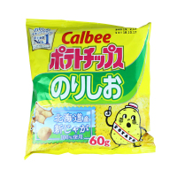 CALBEE/卡乐比 海苔咸味薯片(膨化食品)60克/袋