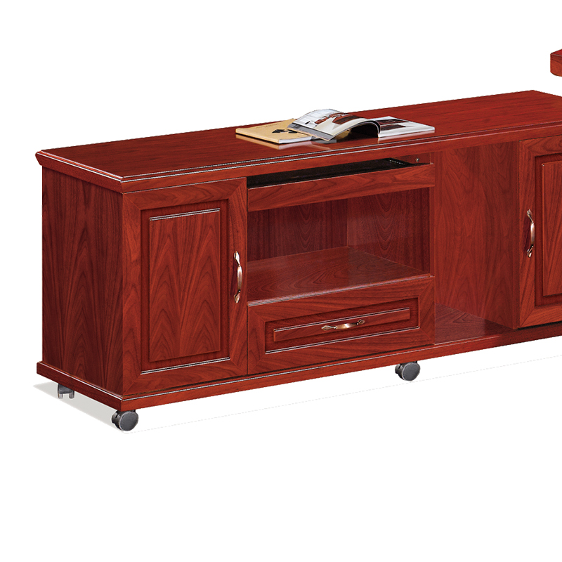 中豫鑫泽 ZYXZ4052203 油漆家具老板桌大班台办公桌主管经理桌含副柜 3.2米高清大图