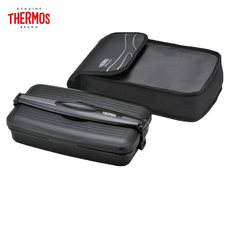 膳魔師(THERMOS)DJB-802便当盒保鲜饭盒单层分隔式食品级塑料饭盒可微波炉加热800ml