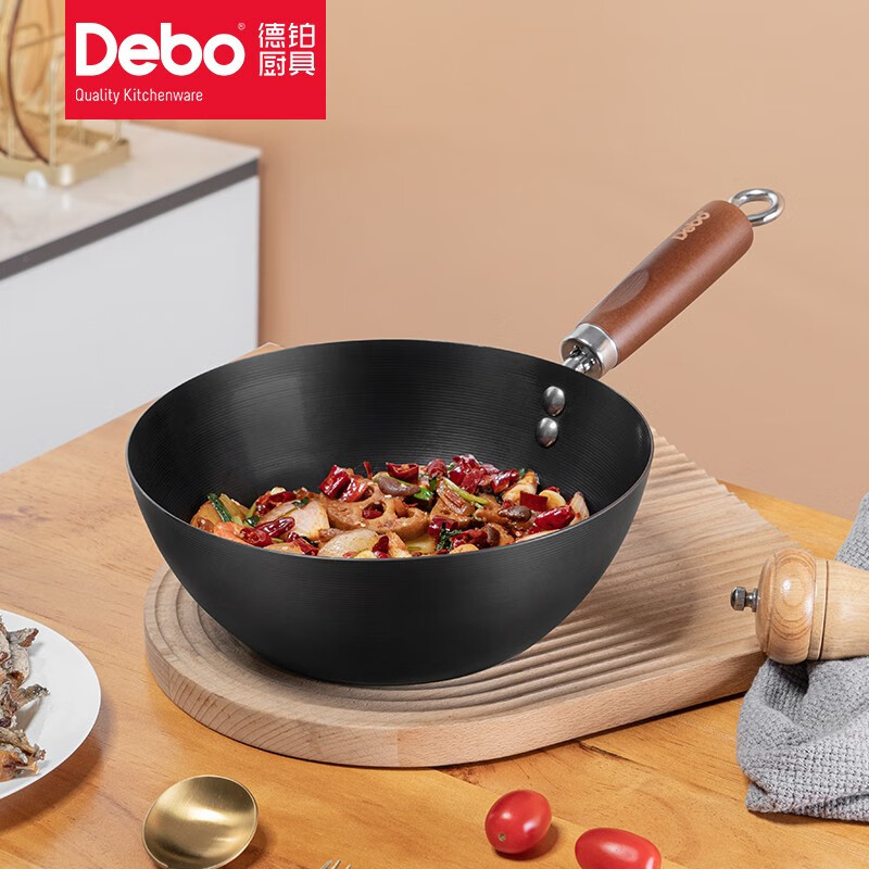 德铂(Debo)DEP-864欧岱拉 (炒锅)炒锅炒菜锅 无盖 24cm高清大图