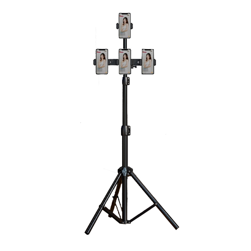 手机支架 三脚架 通用拍摄神器 自拍拍照三角夹 多功能落地式支架