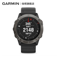 佳明GARMINFenix 6X Pro 心率多功能跑步户外运动功能手表蓝宝石不锈钢表圈黑色表带中文版